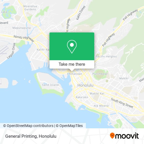 Mapa de General Printing