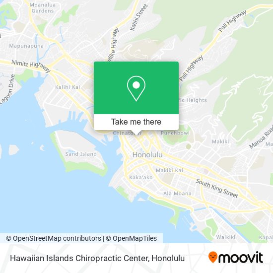 Hawaiian Islands Chiropractic Center map