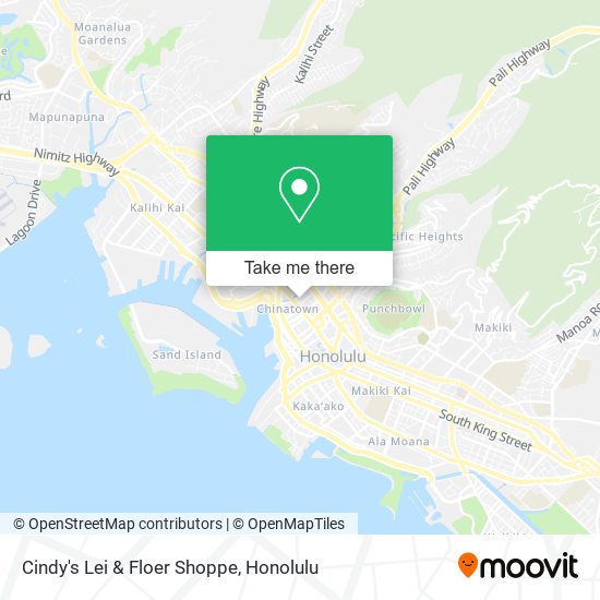 Mapa de Cindy's Lei & Floer Shoppe