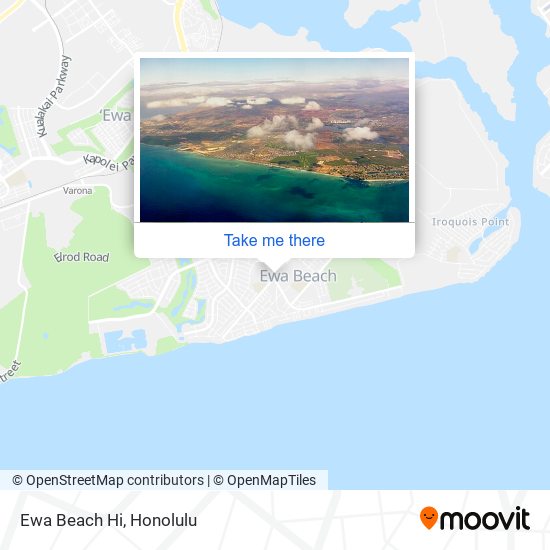 Ewa Beach Hi map