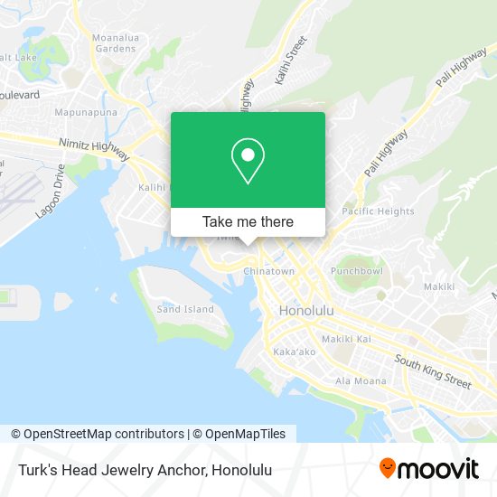 Mapa de Turk's Head Jewelry Anchor