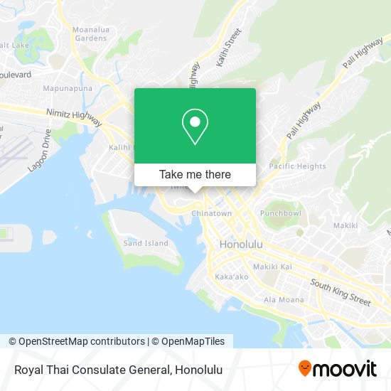 Mapa de Royal Thai Consulate General