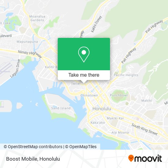 Mapa de Boost Mobile