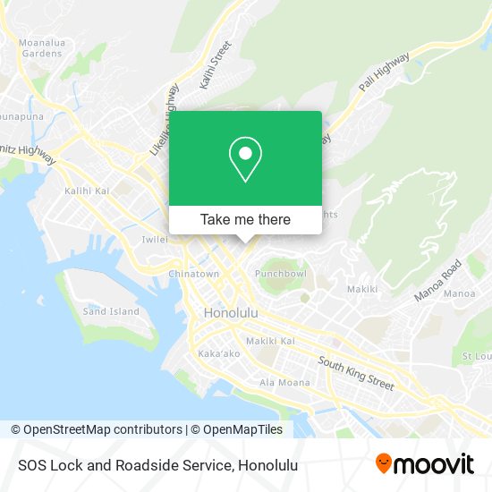 SOS Lock and Roadside Service map