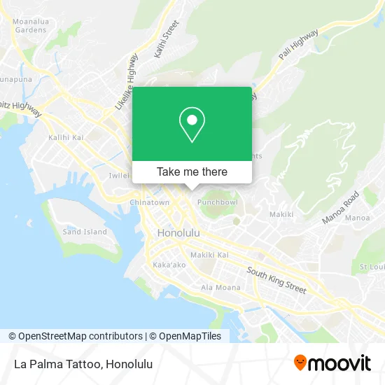 La Palma Tattoo map