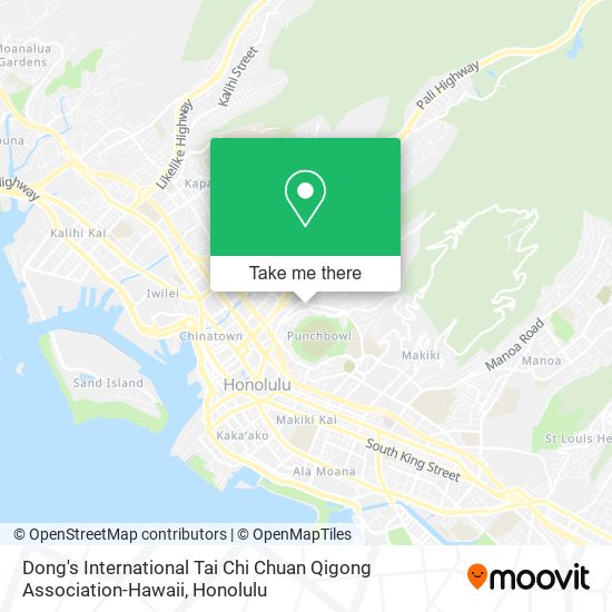 Dong's International Tai Chi Chuan Qigong Association-Hawaii map