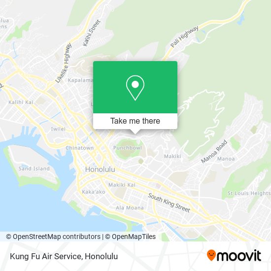 Mapa de Kung Fu Air Service