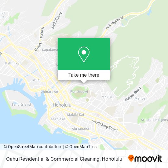 Mapa de Oahu Residential & Commercial Cleaning