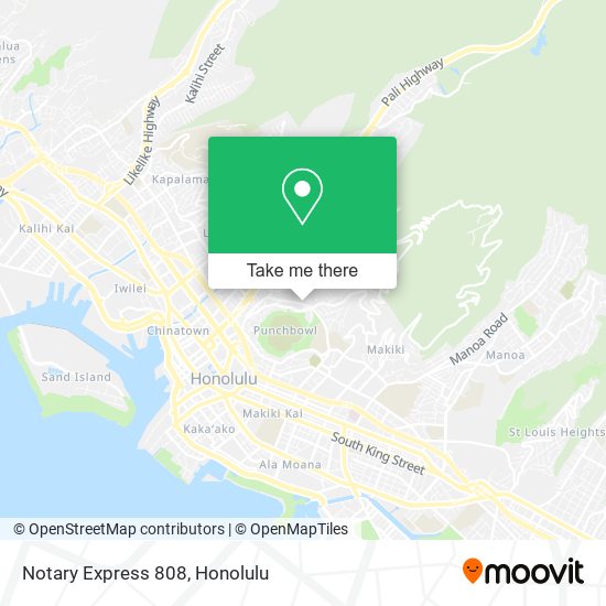 Mapa de Notary Express 808