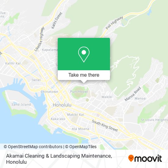 Mapa de Akamai Cleaning & Landscaping Maintenance