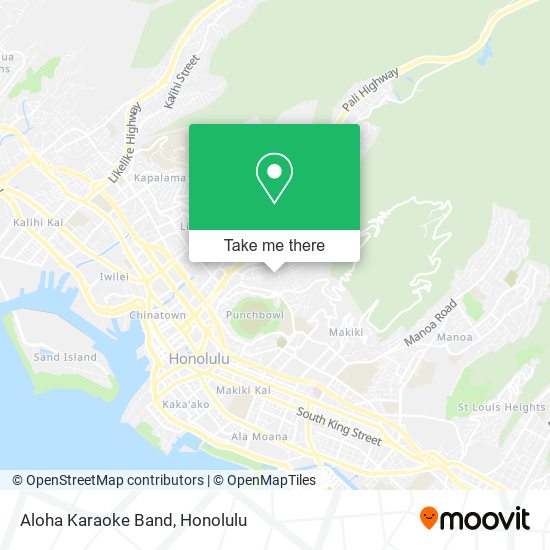 Aloha Karaoke Band map