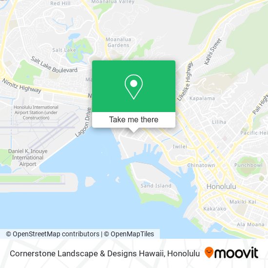 Cornerstone Landscape & Designs Hawaii map