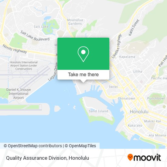 Quality Assurance Division map