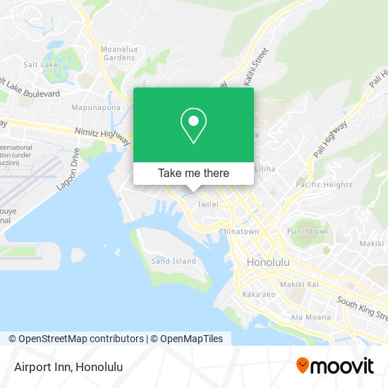 Airport Inn map