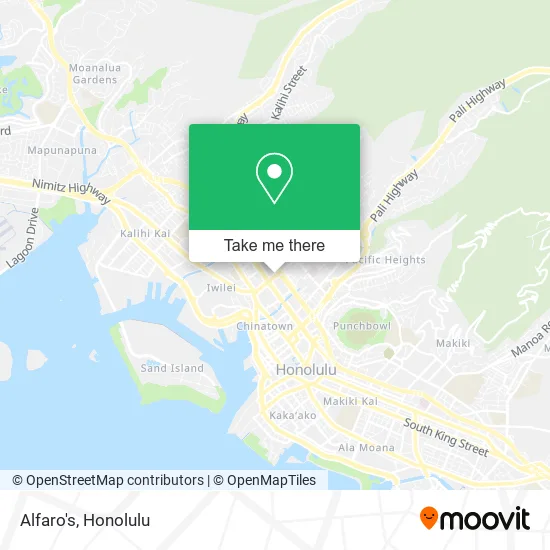 Mapa de Alfaro's