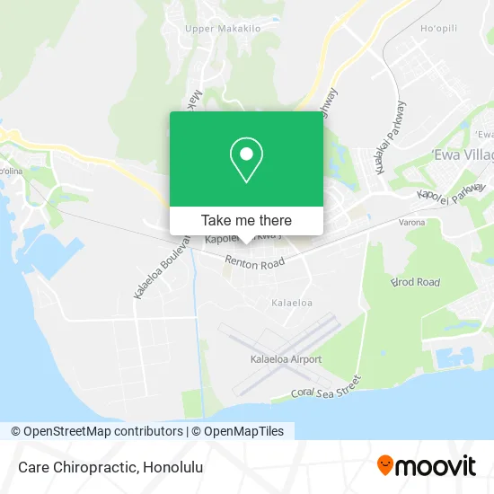 Care Chiropractic map