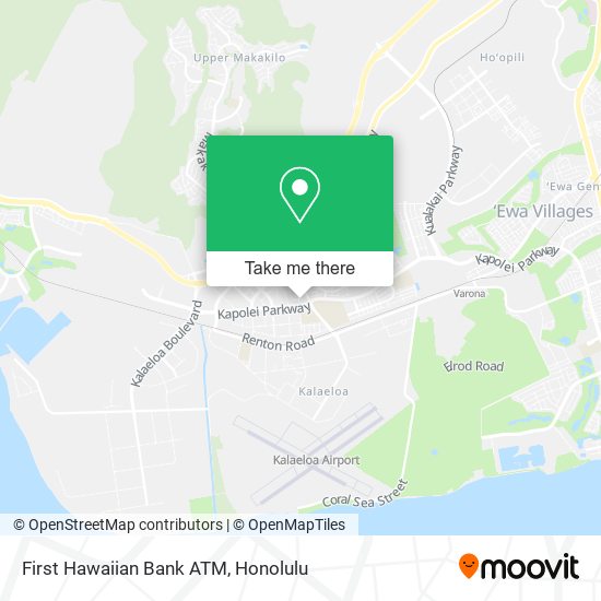 Mapa de First Hawaiian Bank ATM