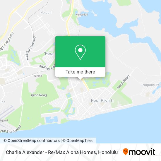 Charlie Alexander - Re / Max Aloha Homes map