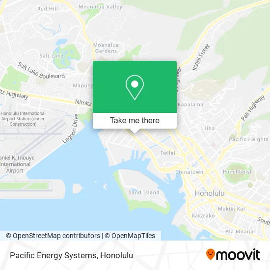 Mapa de Pacific Energy Systems