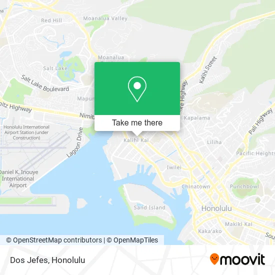 Dos Jefes map