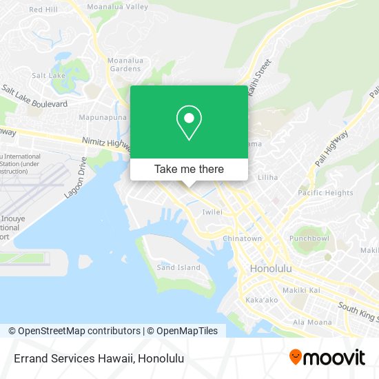 Mapa de Errand Services Hawaii