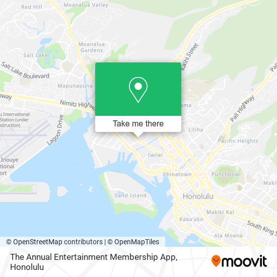 Mapa de The Annual Entertainment Membership App