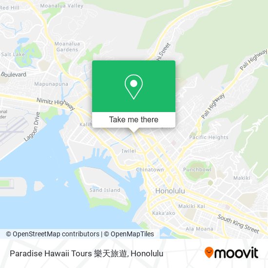 Paradise Hawaii Tours 樂天旅遊 map