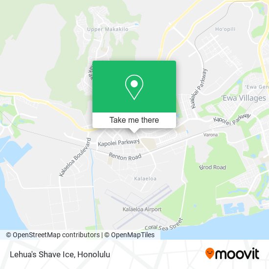 Mapa de Lehua's Shave Ice