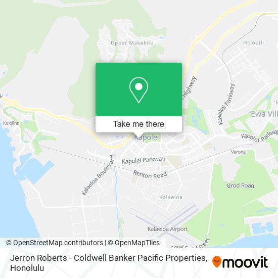 Jerron Roberts - Coldwell Banker Pacific Properties map