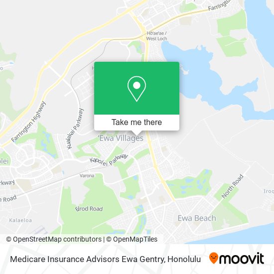 Mapa de Medicare Insurance Advisors Ewa Gentry