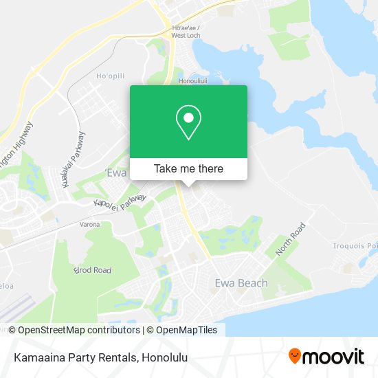 Kamaaina Party Rentals map