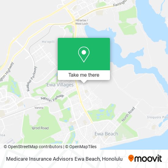 Medicare Insurance Advisors Ewa Beach map