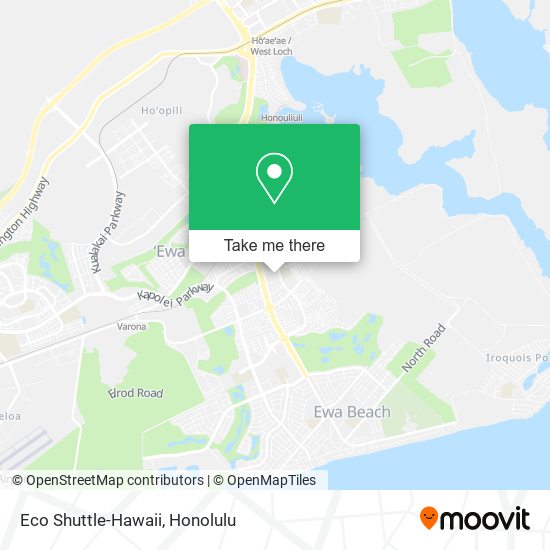 Eco Shuttle-Hawaii map