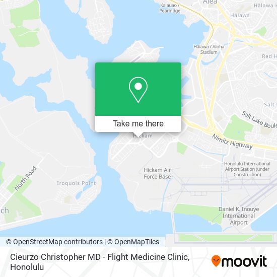 Mapa de Cieurzo Christopher MD - Flight Medicine Clinic
