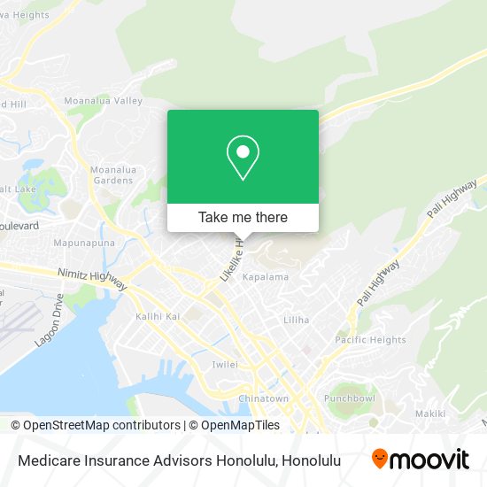 Medicare Insurance Advisors Honolulu map