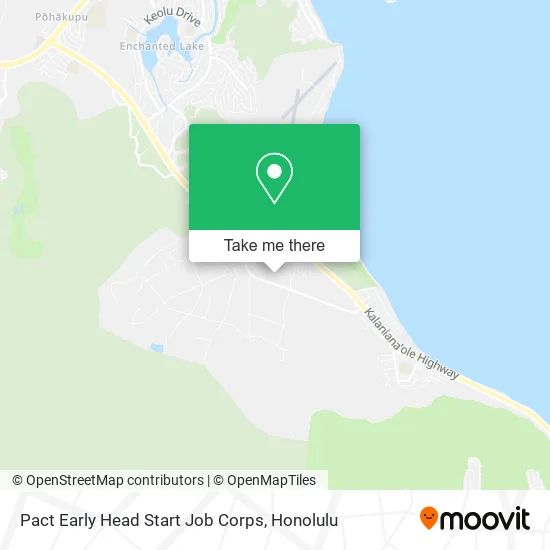 Pact Early Head Start Job Corps map