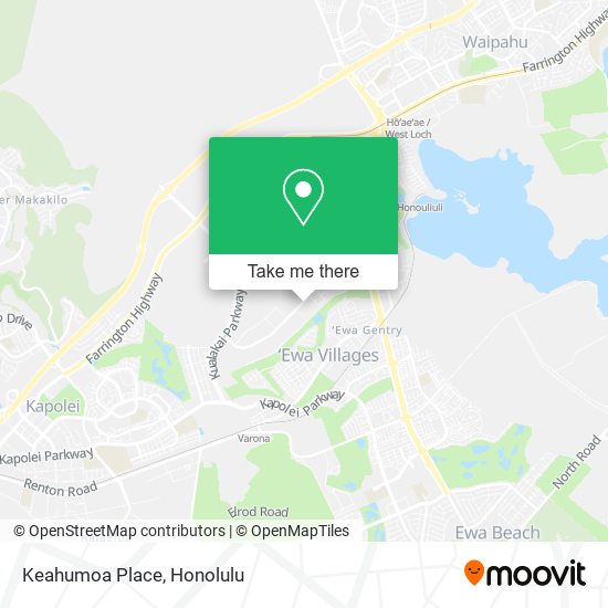 Keahumoa Place map
