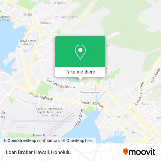 Loan Broker Hawaii map