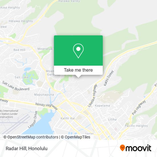 Mapa de Radar Hill