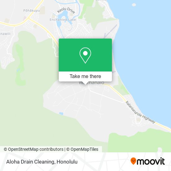 Aloha Drain Cleaning map