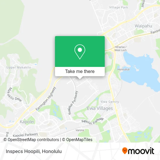 Inspecs Hoopili map