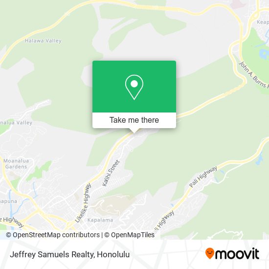 Jeffrey Samuels Realty map