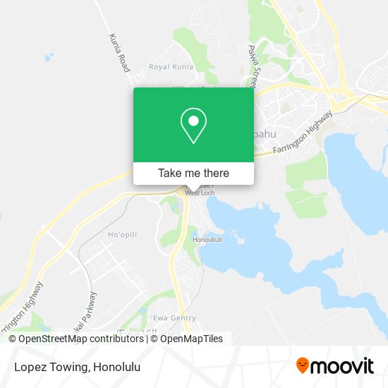 Lopez Towing map