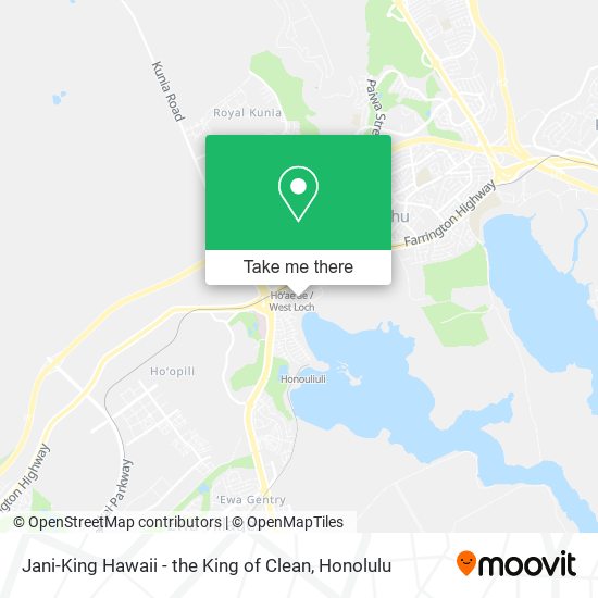 Mapa de Jani-King Hawaii - the King of Clean
