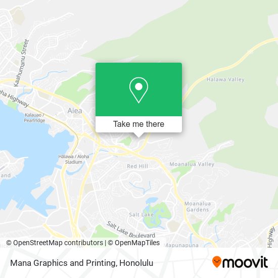 Mana Graphics and Printing map