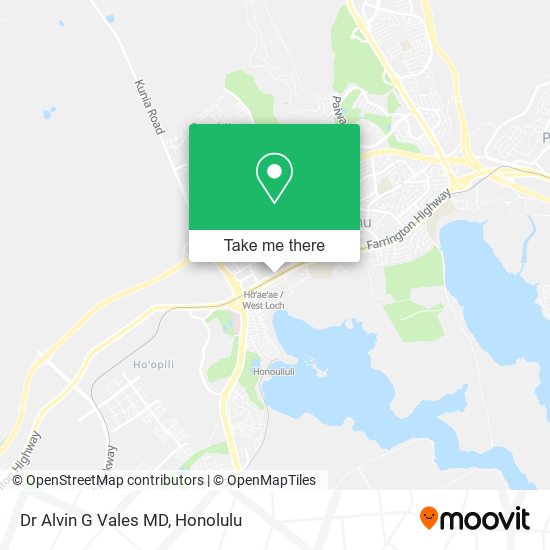 Dr Alvin G Vales MD map