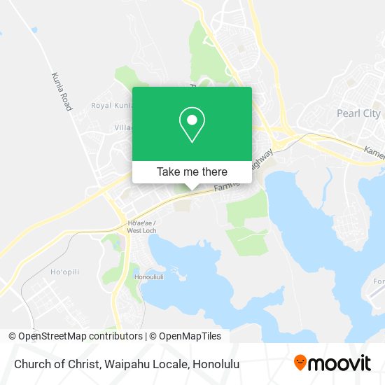 Mapa de Church of Christ, Waipahu Locale