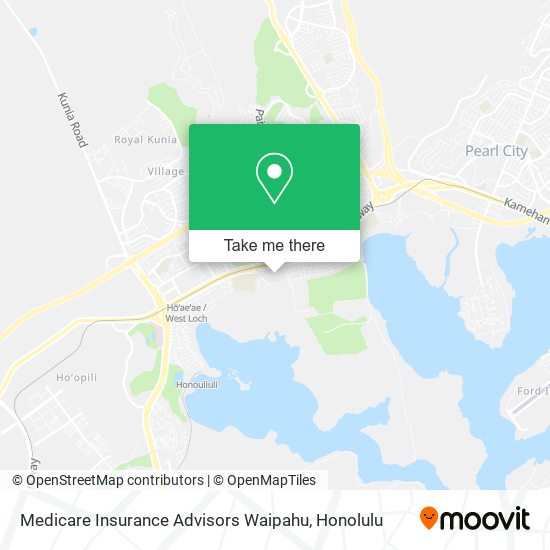 Mapa de Medicare Insurance Advisors Waipahu