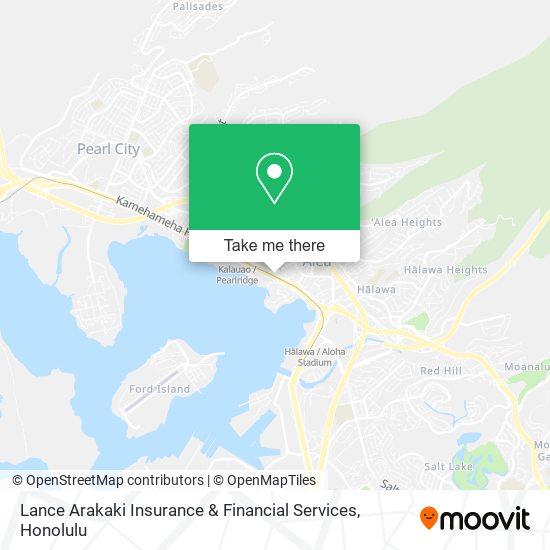 Mapa de Lance Arakaki Insurance & Financial Services