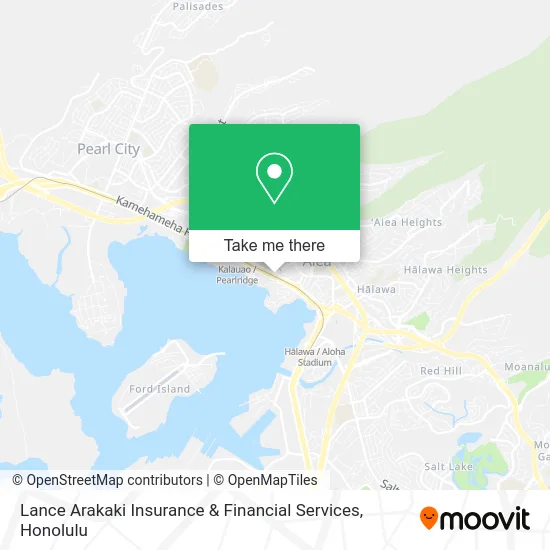 Lance Arakaki Insurance & Financial Services map